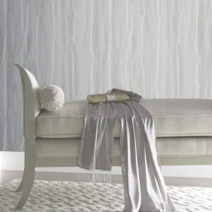 Fantasy Faux Bois Wallpaper Grey/White (60 sq.ft.)
