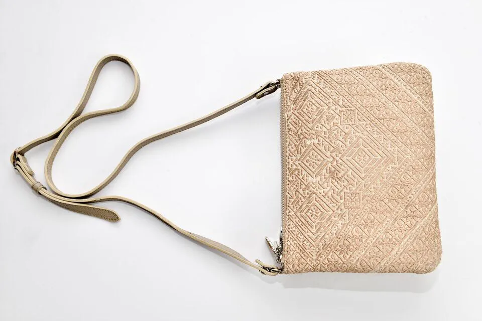 FAY Triple -zip Crossbody Bag - Beige