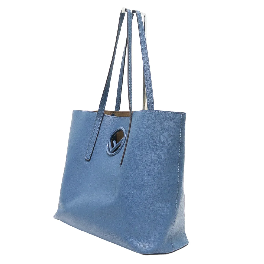 FENDI VITELLO VIENNA ENAMEL F SHOPPING TOTE