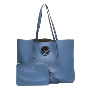 FENDI VITELLO VIENNA ENAMEL F SHOPPING TOTE