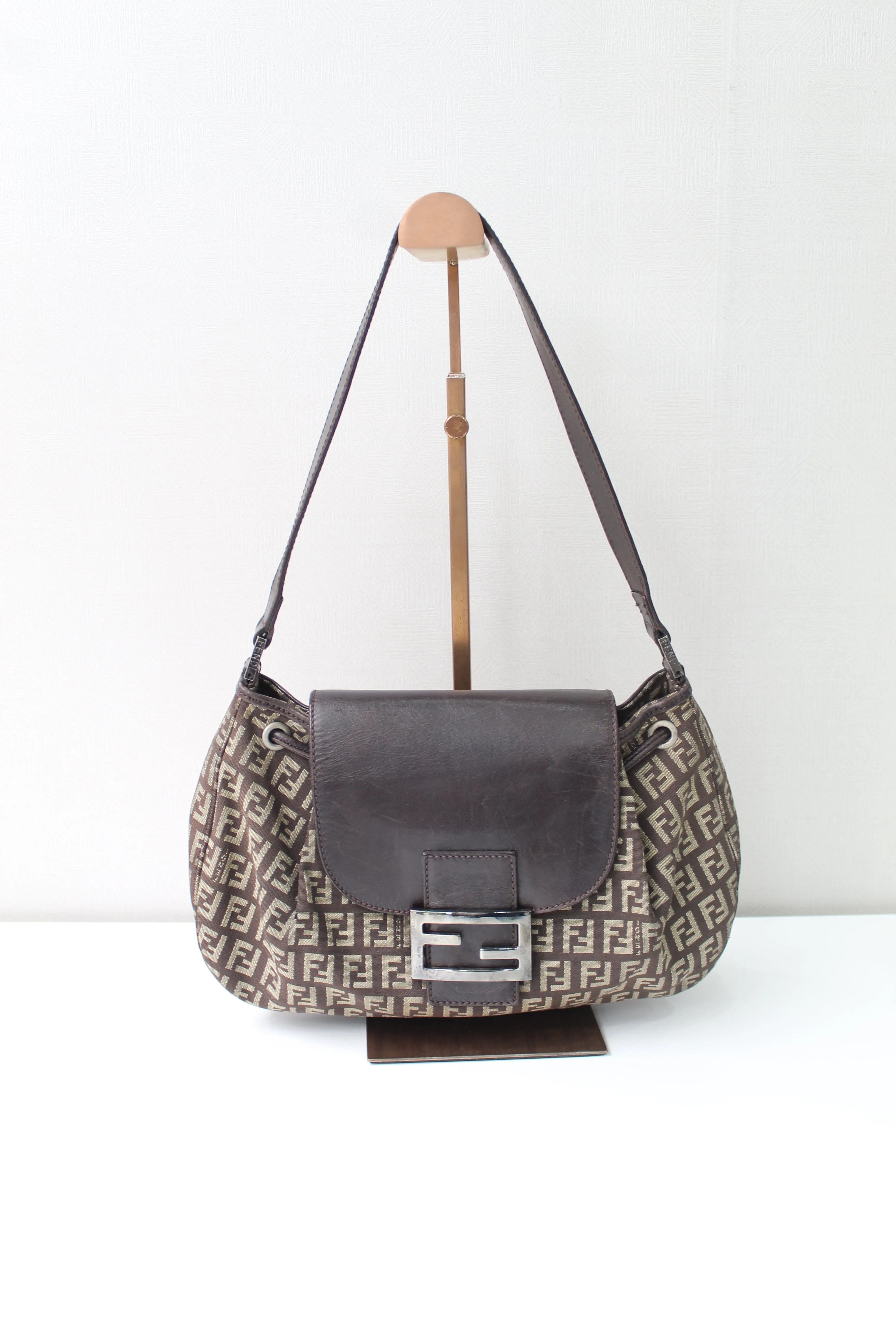 Fendi Zucca Baguette Bag