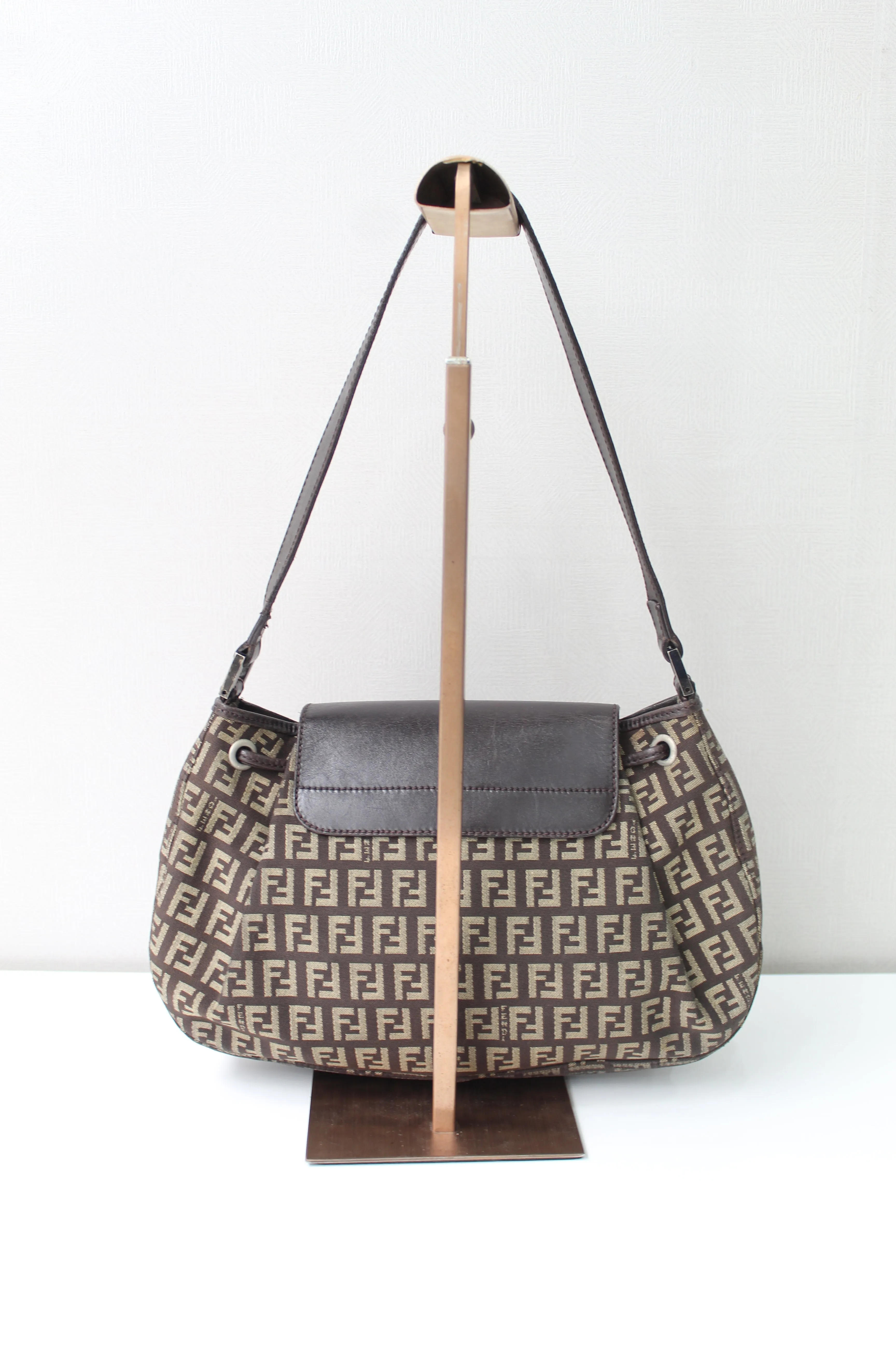 Fendi Zucca Baguette Bag