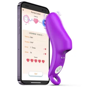 Fin App-controlled G-spot Finger vibrator