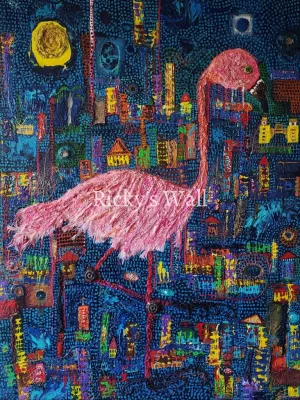 Flamintropolis - PREMIUM - 36 x 48 in. By A. Woungly Massaga