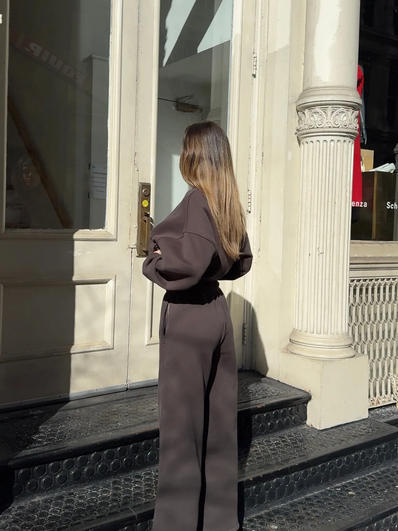 Fleece Wide Leg Pant