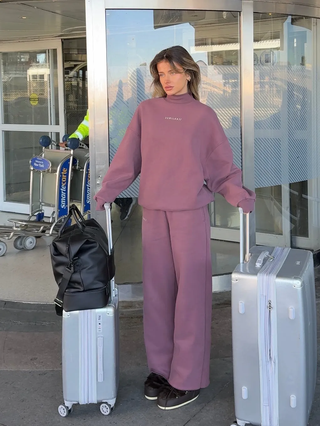 Fleece Wide Leg Pant