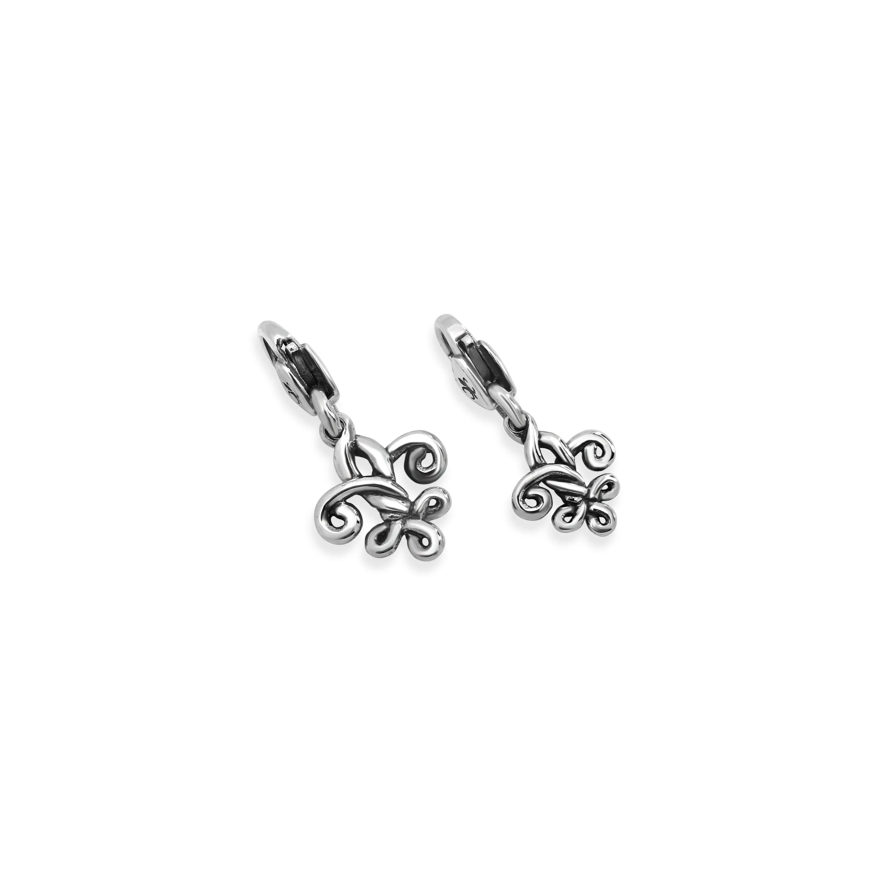 Fleur de Love Knot Clip Charm - Small