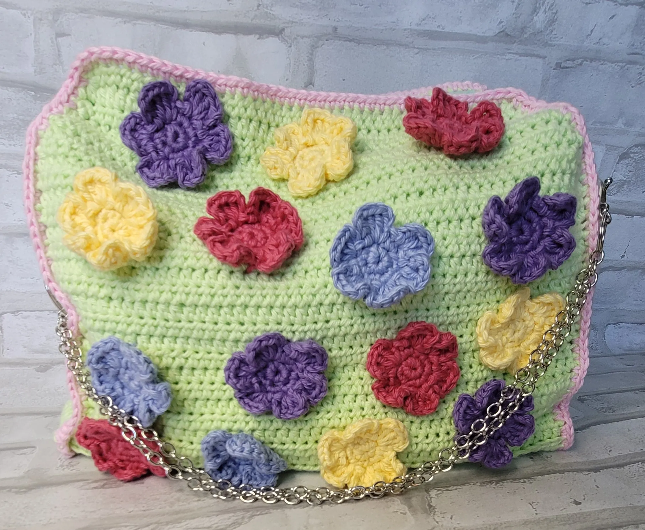 Floral Handbag Crochet Pattern