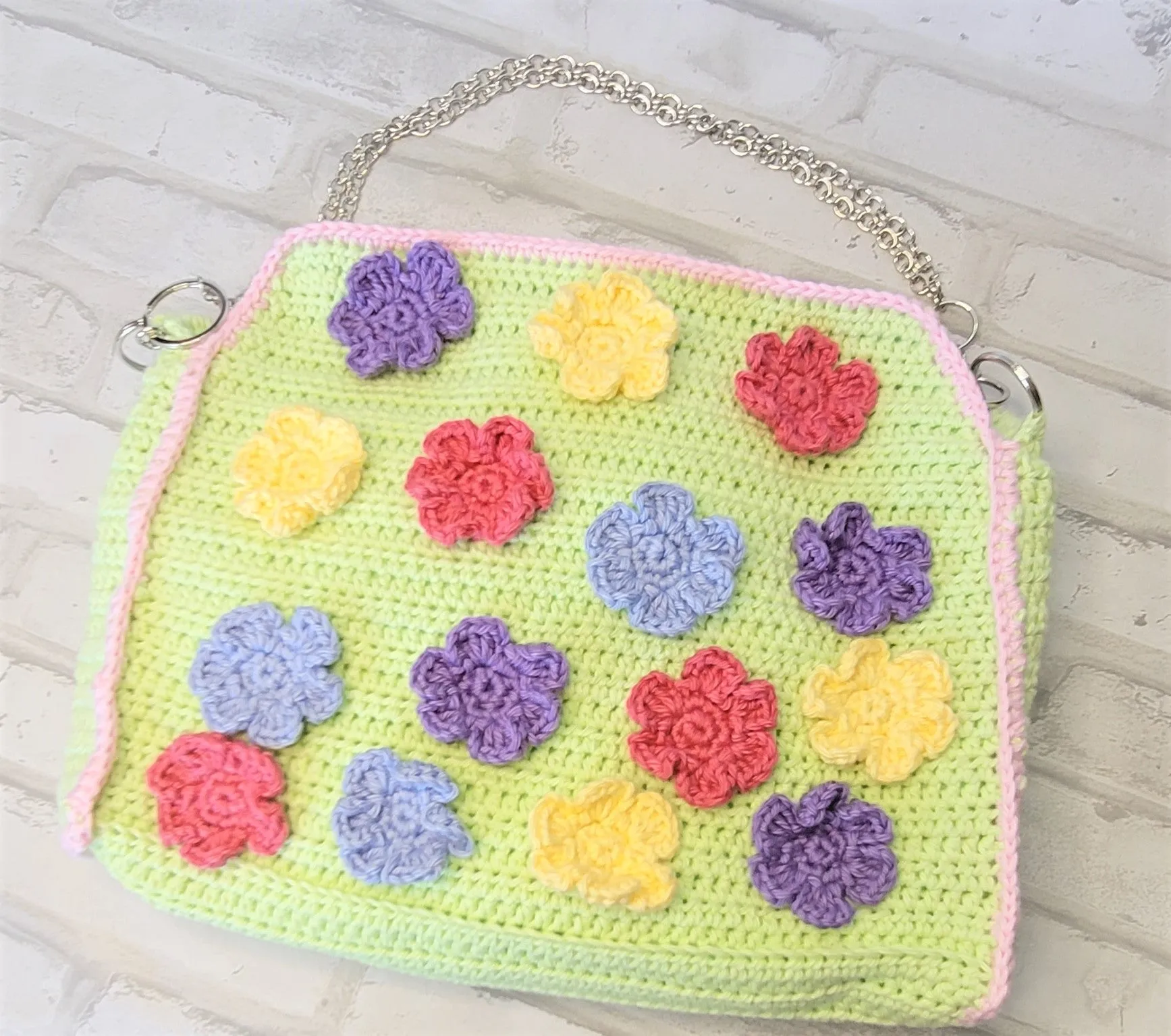 Floral Handbag Crochet Pattern