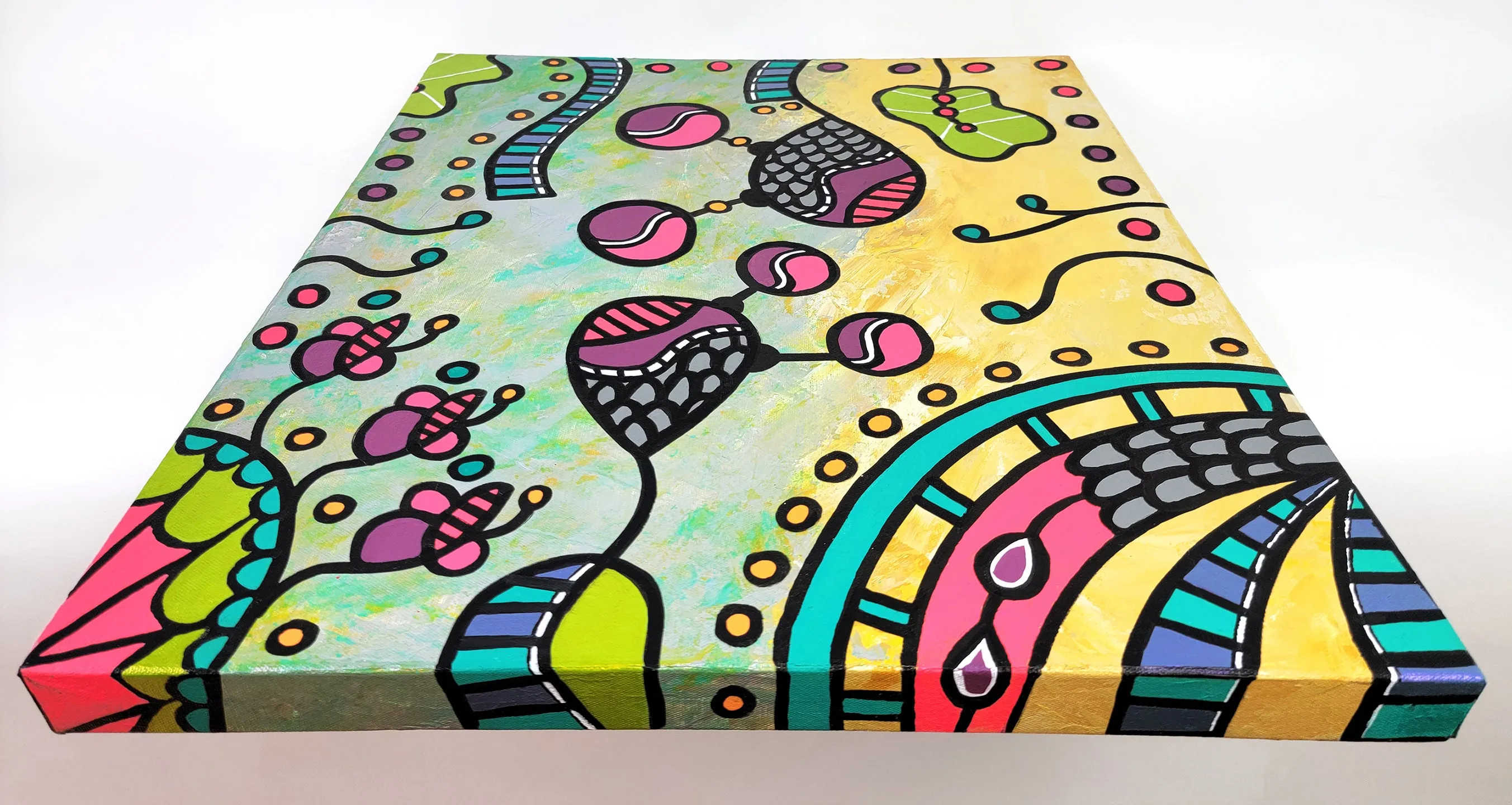 Frosted Plums Original Canvas