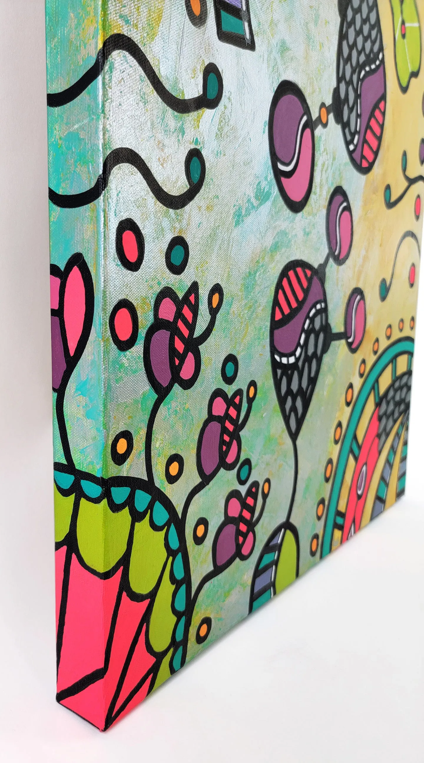 Frosted Plums Original Canvas
