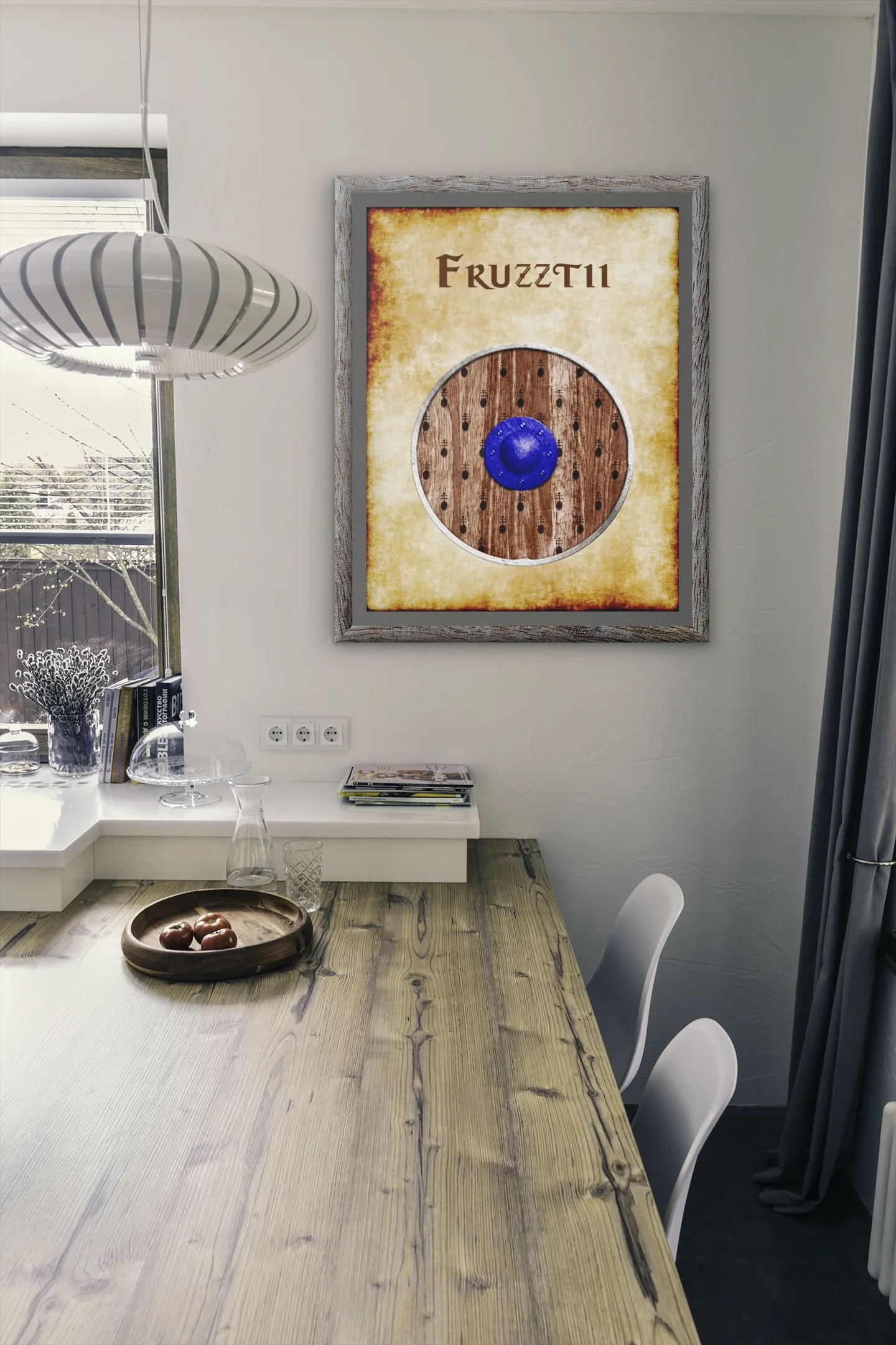 Fruzztii Heraldry of Greyhawk Anna Meyer Cartography Canvas Art Print