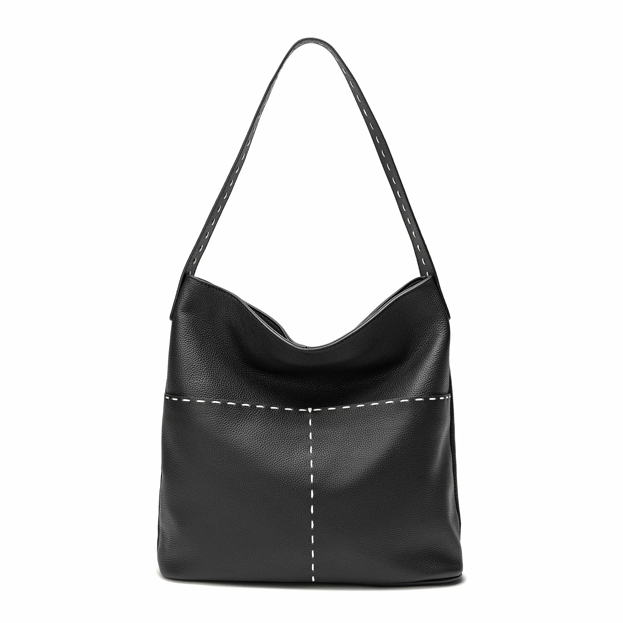 Full-Grain Leather Tote