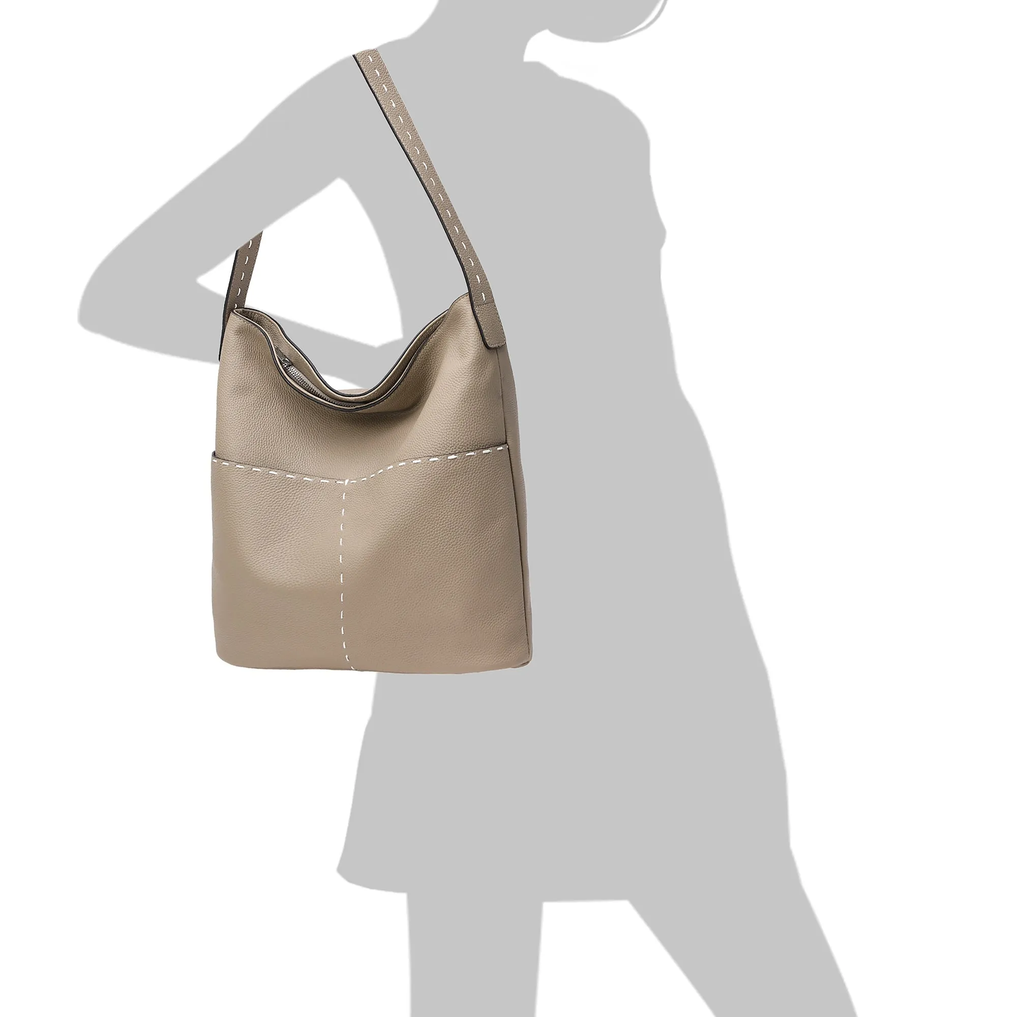 Full-Grain Leather Tote