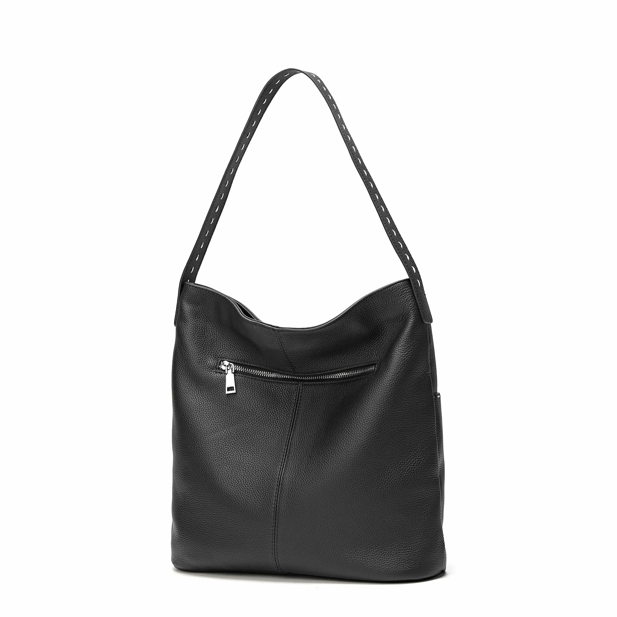 Full-Grain Leather Tote