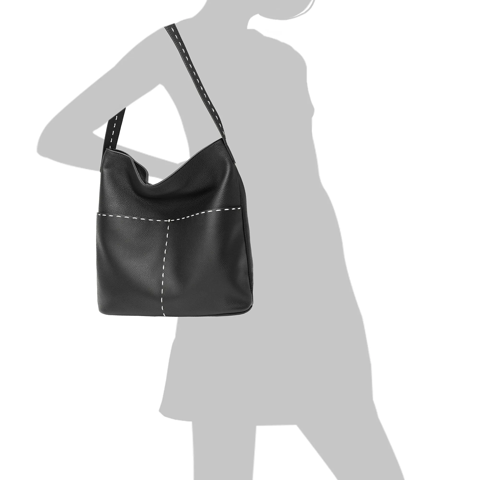 Full-Grain Leather Tote