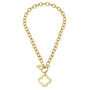 Gold Clover Necklace