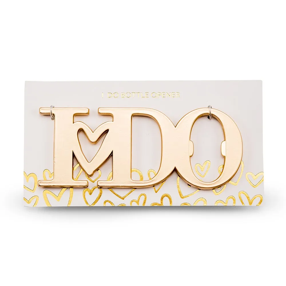 Gold I Do Bottle Opener Favor