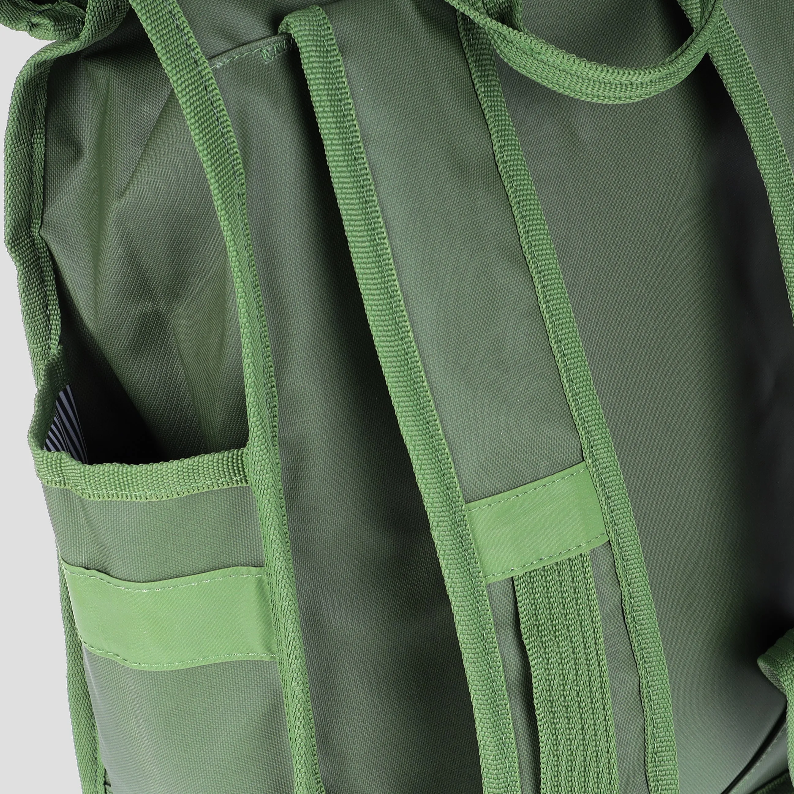 Green Mini Rolltop Backpack Eco Monochrome