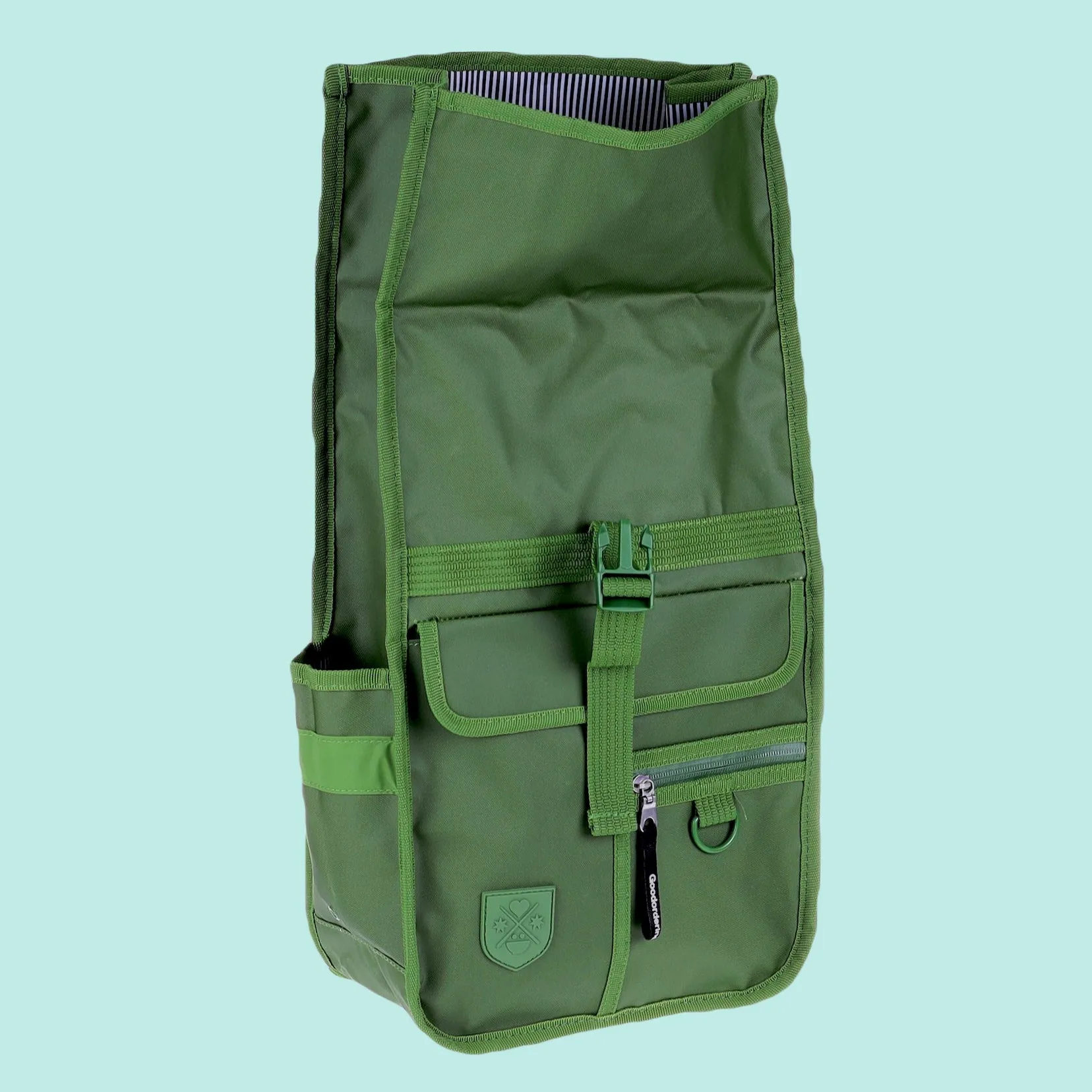 Green Mini Rolltop Backpack Eco Monochrome