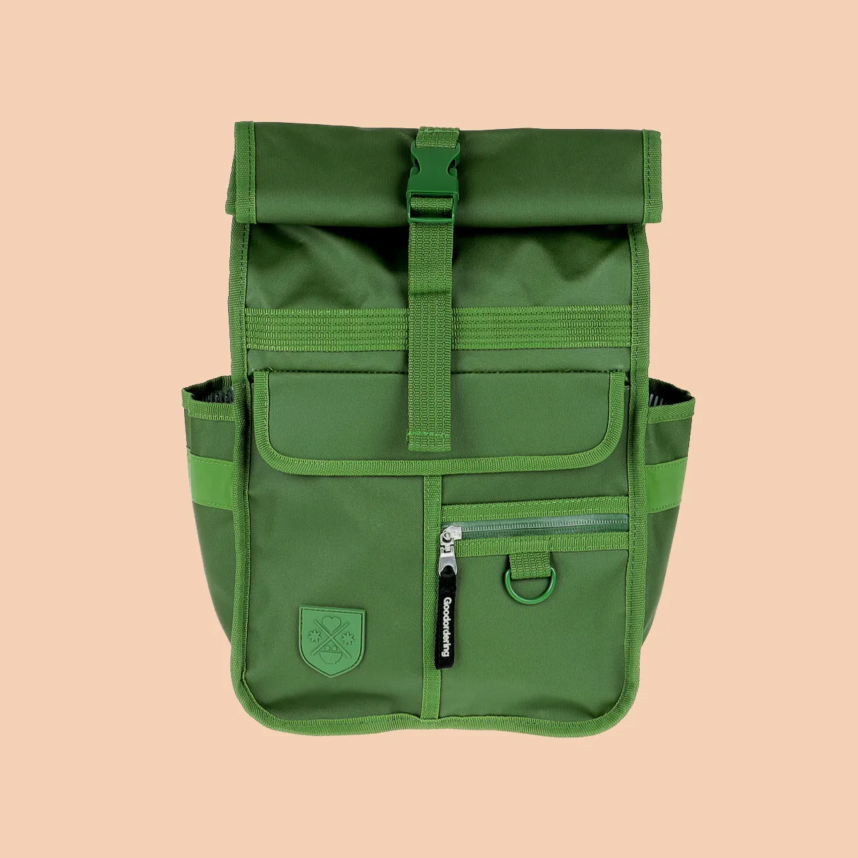Green Mini Rolltop Backpack Eco Monochrome