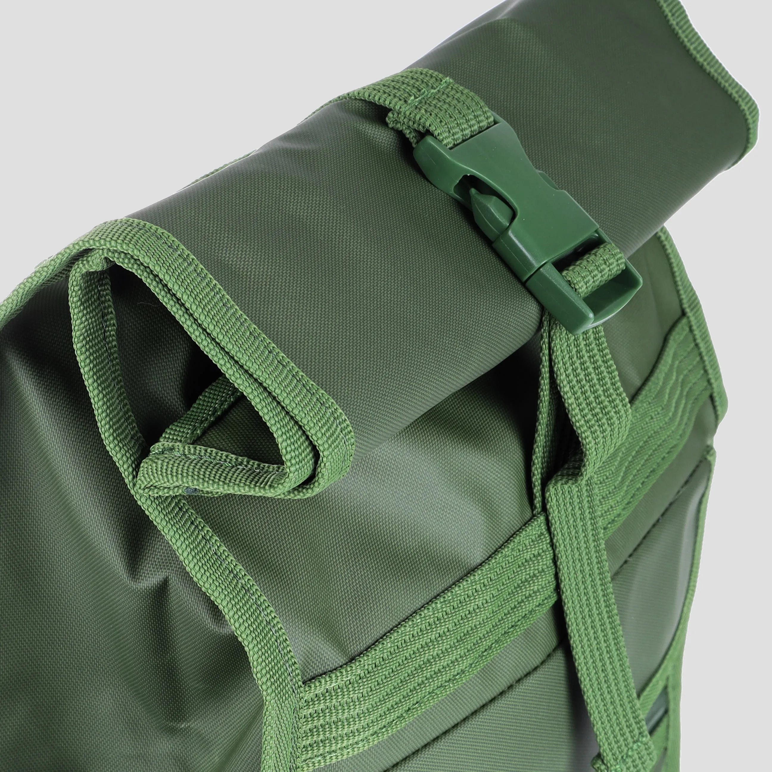 Green Mini Rolltop Backpack Eco Monochrome