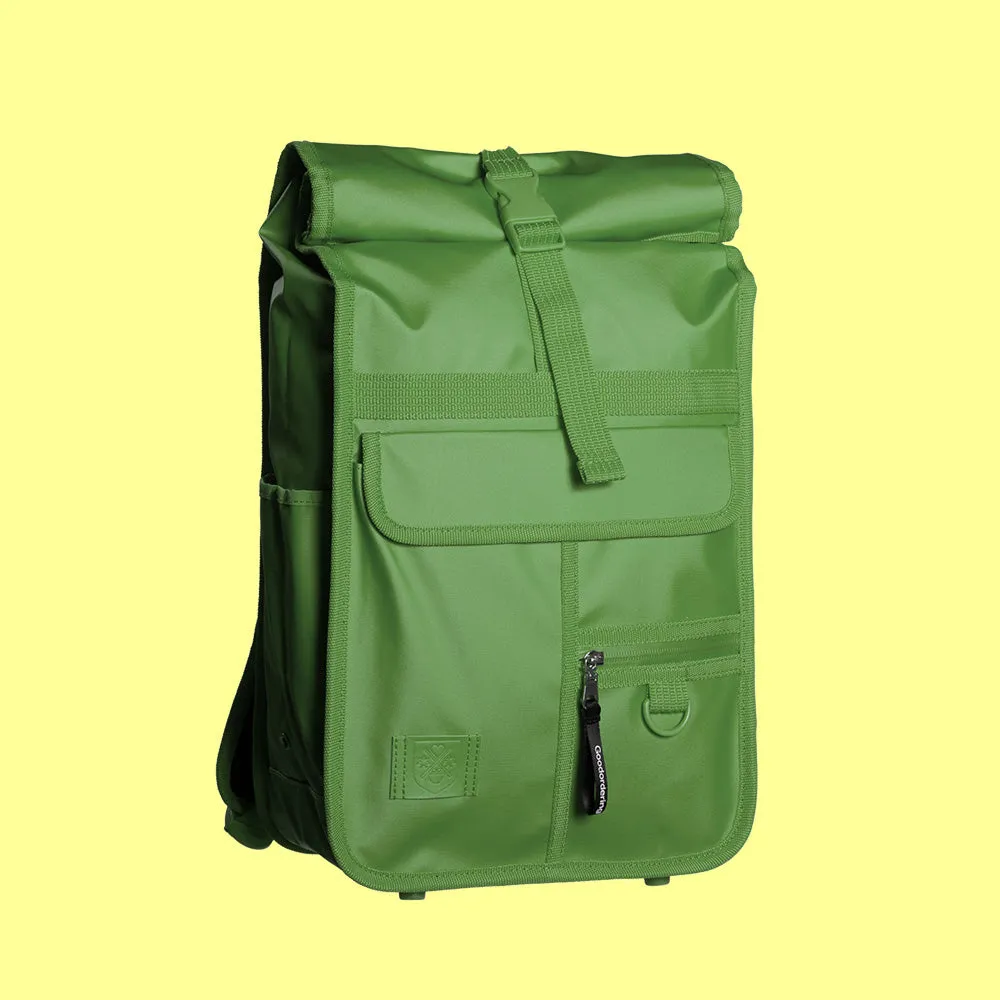 Green Mini Rolltop Backpack Eco Monochrome