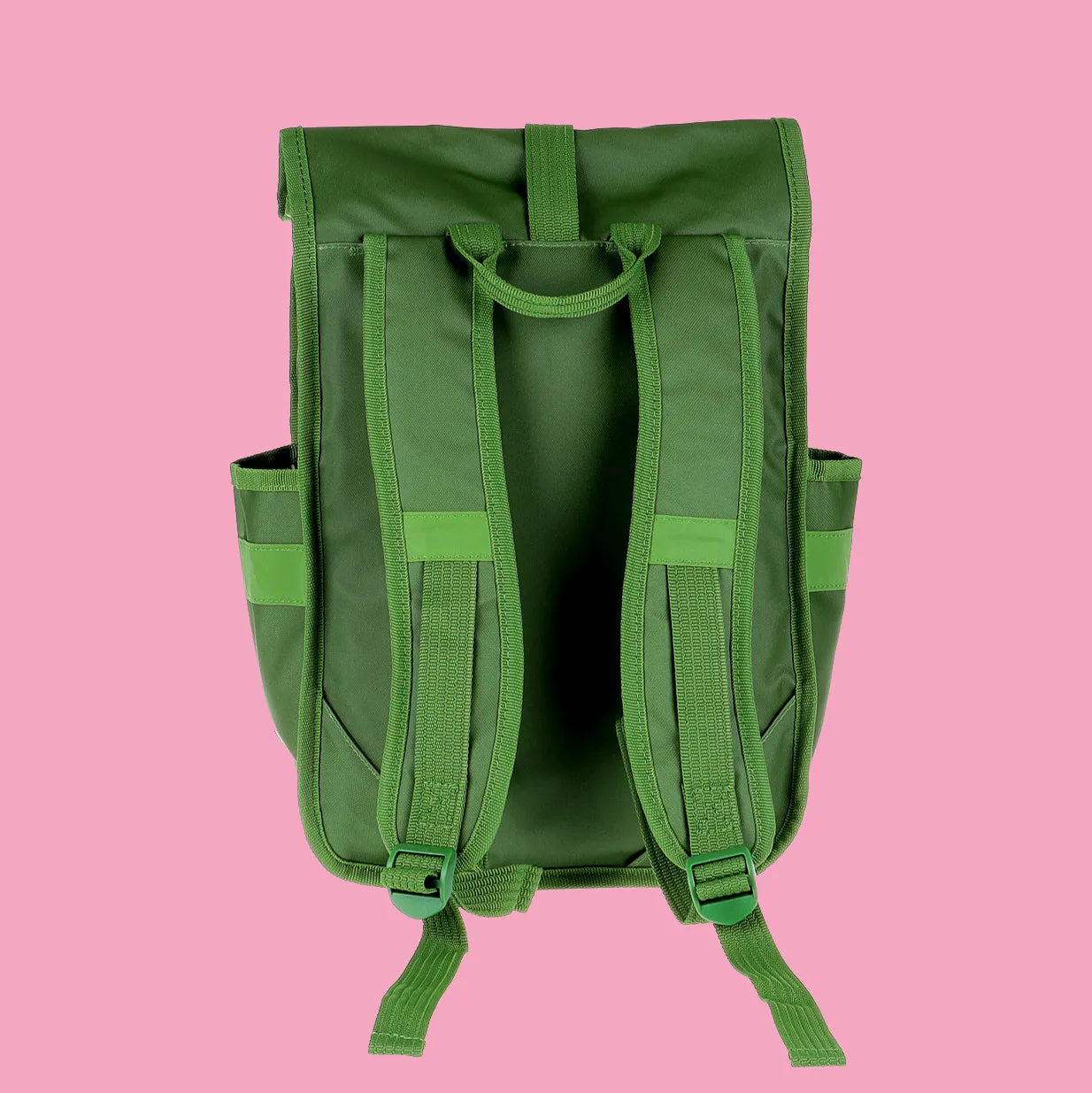 Green Mini Rolltop Backpack Eco Monochrome