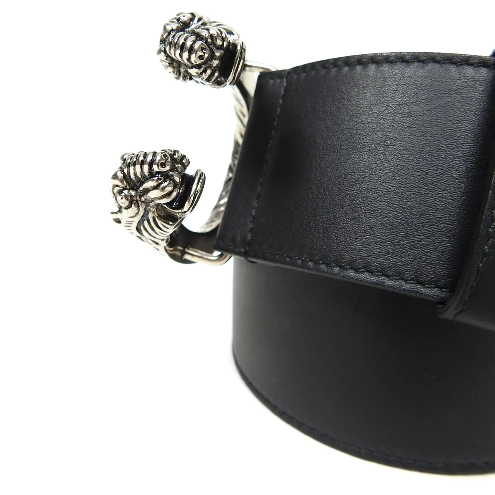 Gucci Black Leather Dionysus Belt Size 90