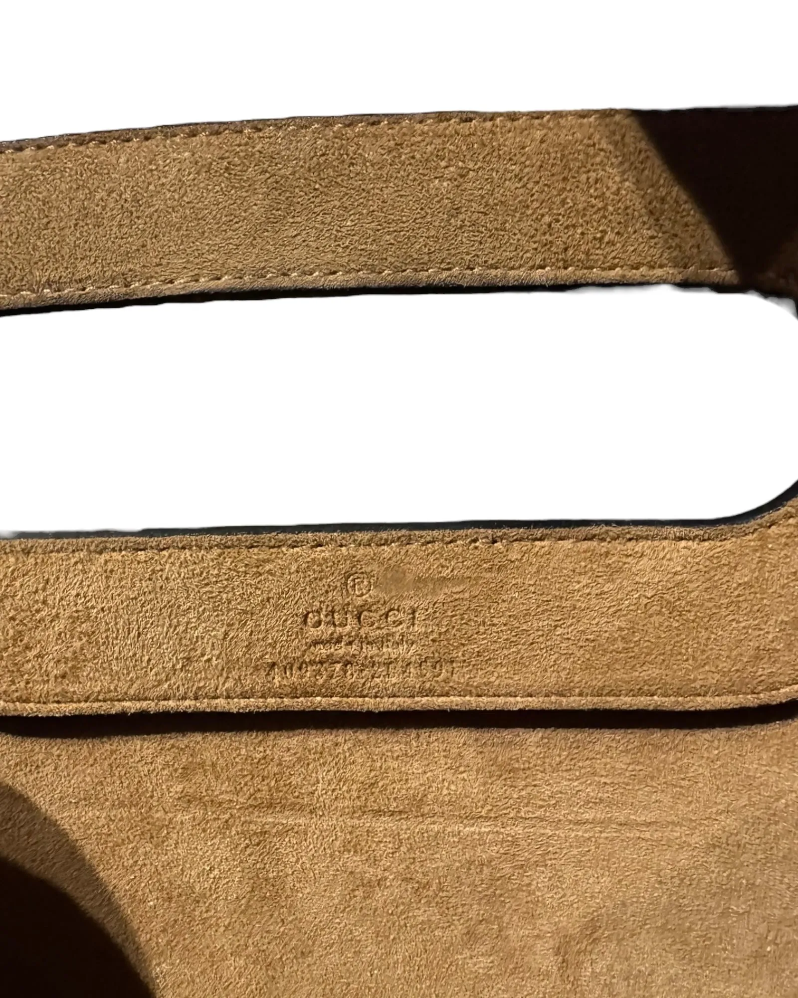 Gucci Black Leather Embossed XL Tote Bag