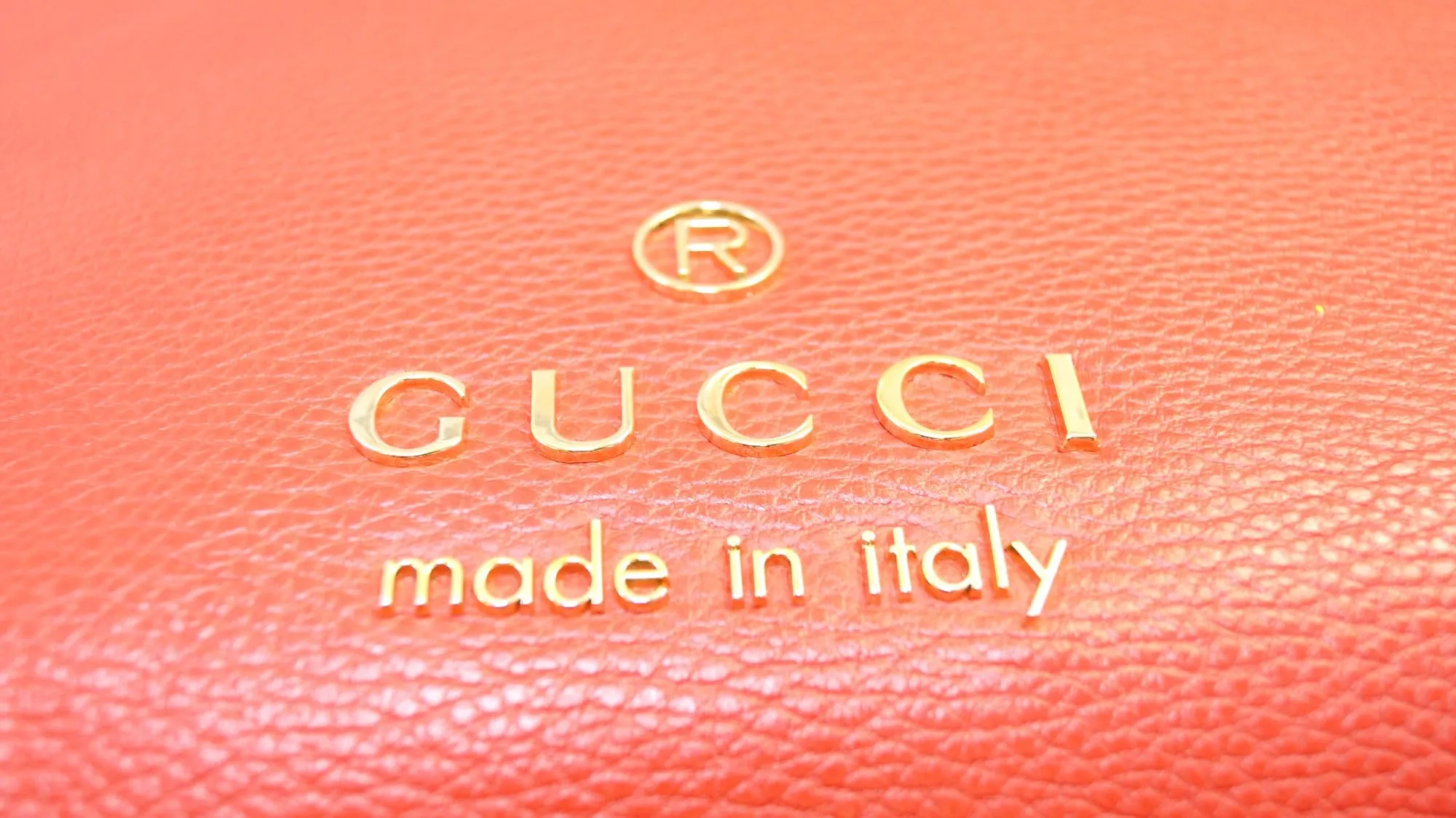 GUCCI Calfskin Large Braided Handle Gifford Tote Bag Red