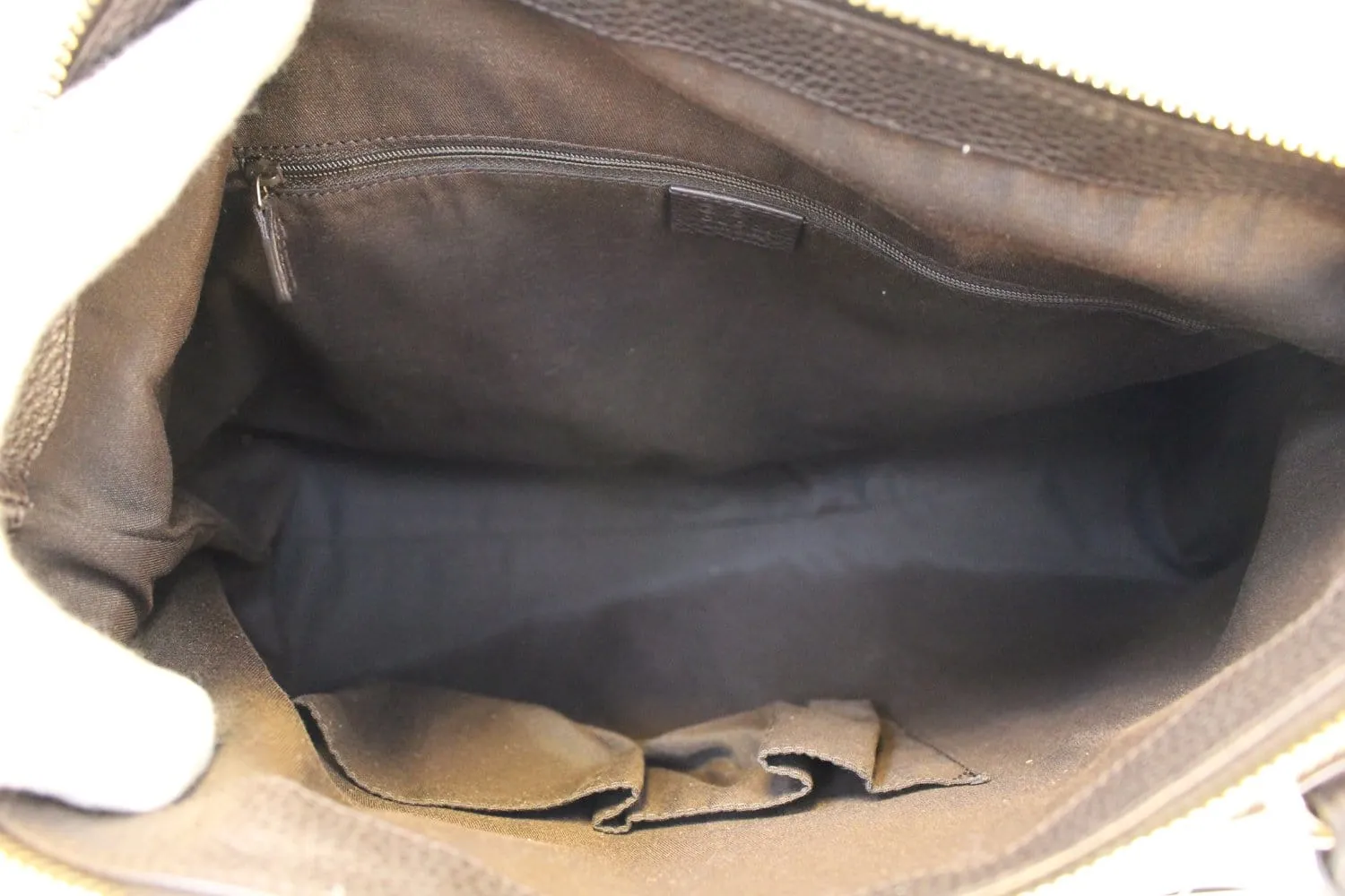 GUCCI GG Canvas 327793 Dark Brown Shoulder Handbag