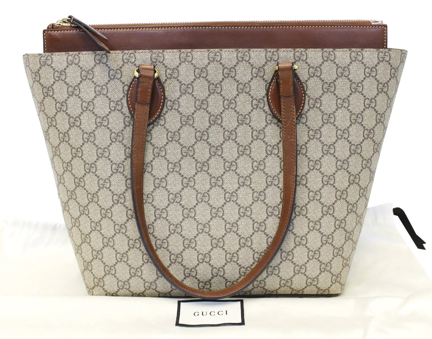 GUCCI GG Supreme Medium Tote Shoulder Bag 415721
