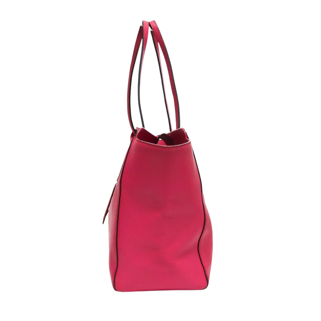 GUCCI LEATHER SWING MEDIUM TOTE