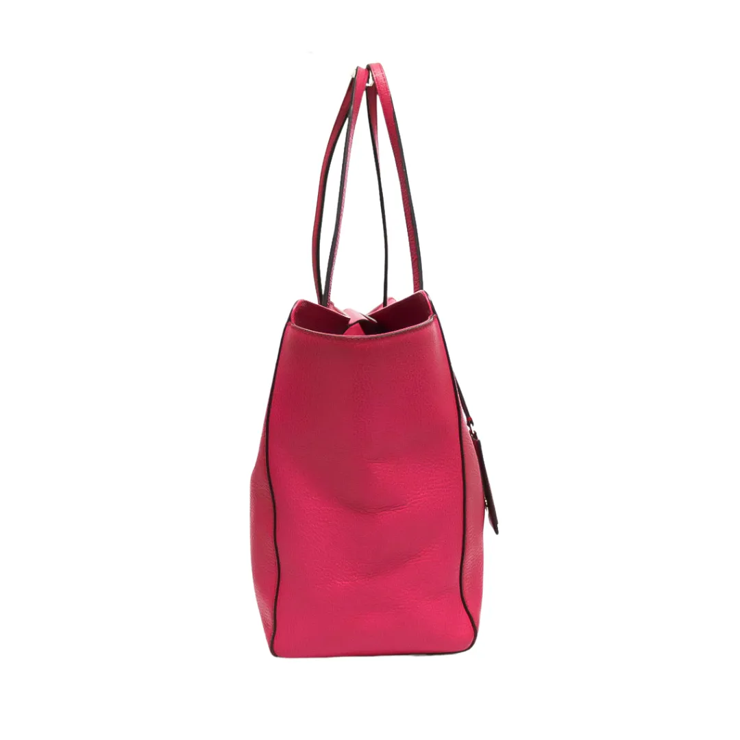 GUCCI LEATHER SWING MEDIUM TOTE
