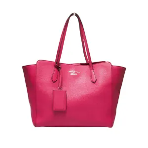 GUCCI LEATHER SWING MEDIUM TOTE