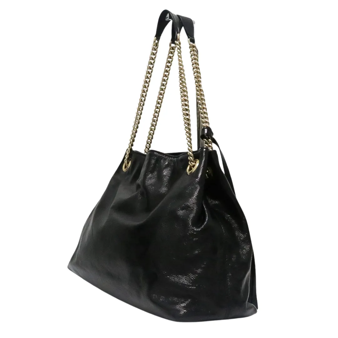 GUCCI SOHO HOBO PATENT LEATHER TOTE