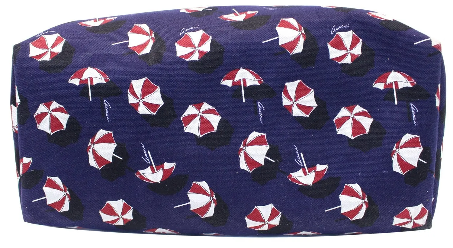Gucci XL Canvas Umbrella Parasol Print Carry All Purse Tote Bag 286198