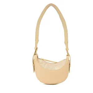 Handbag Beige with embroidery