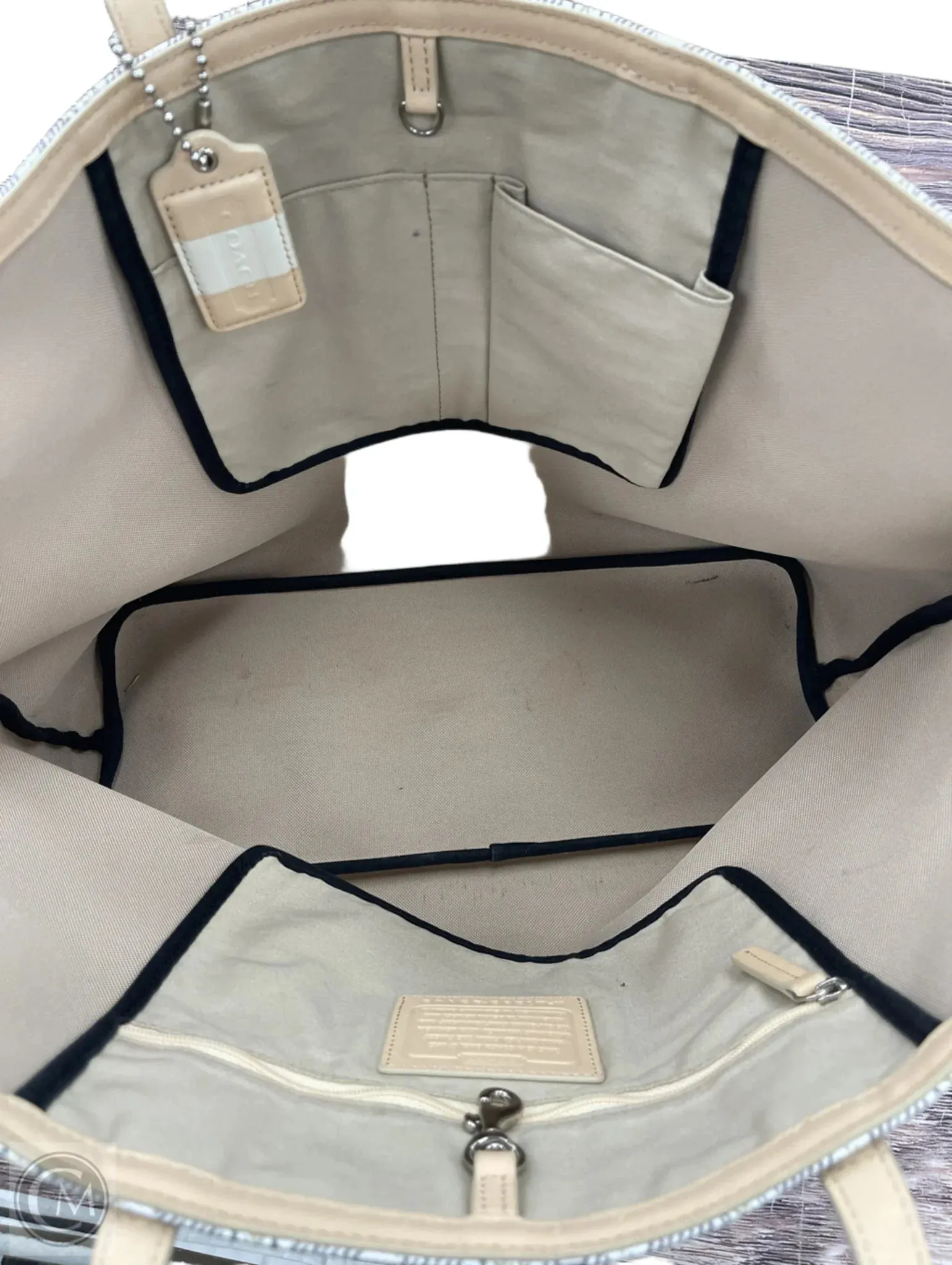 Handbag Designer By Coach, Size: Large