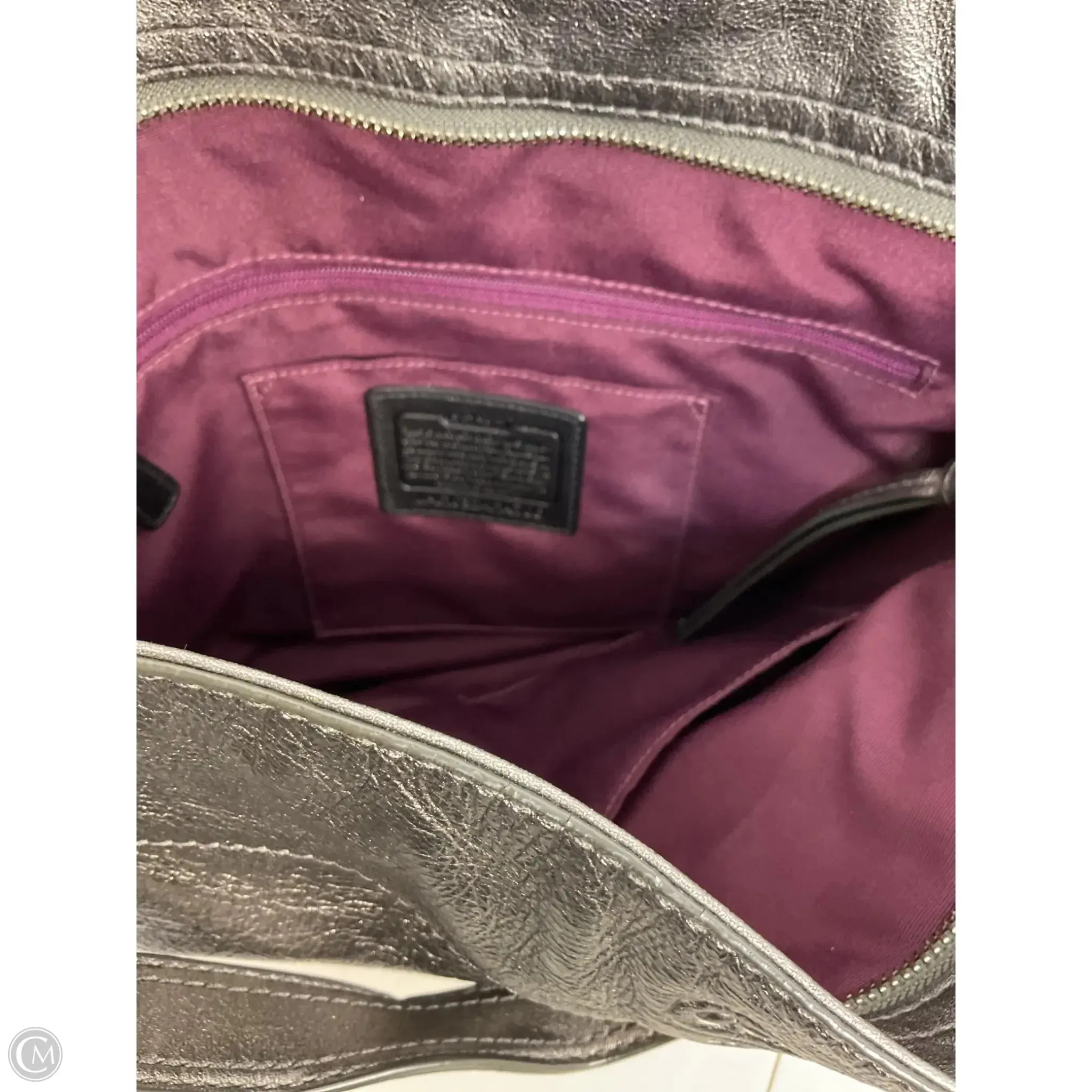 Handbag Designer By Coach, Size: Large