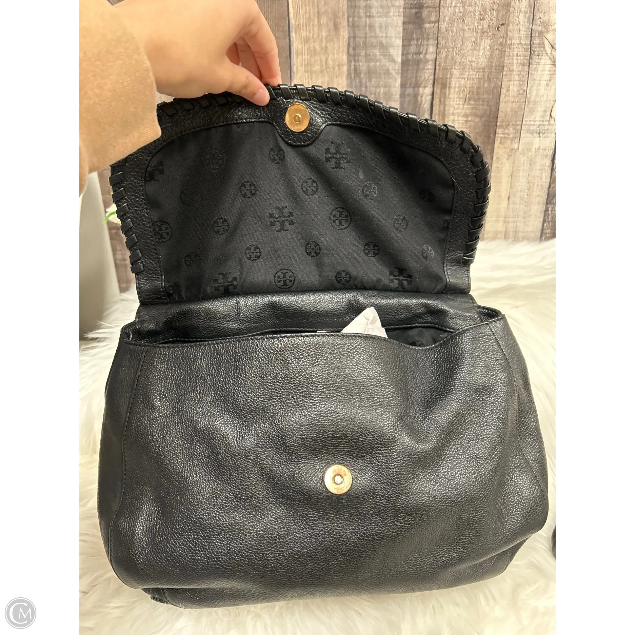 Handbag Designer By Tory Burch, Size: Medium