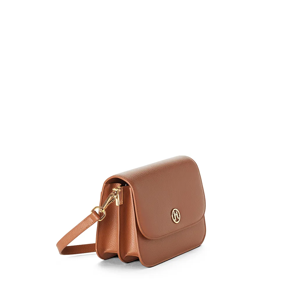 Harmony MIRUM® Vegan Leather Crossbody | Tan