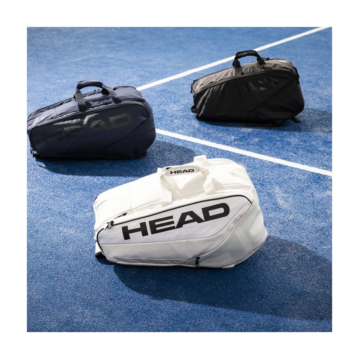 Head Pro X Padel Bag L (Corduroy White/Black)