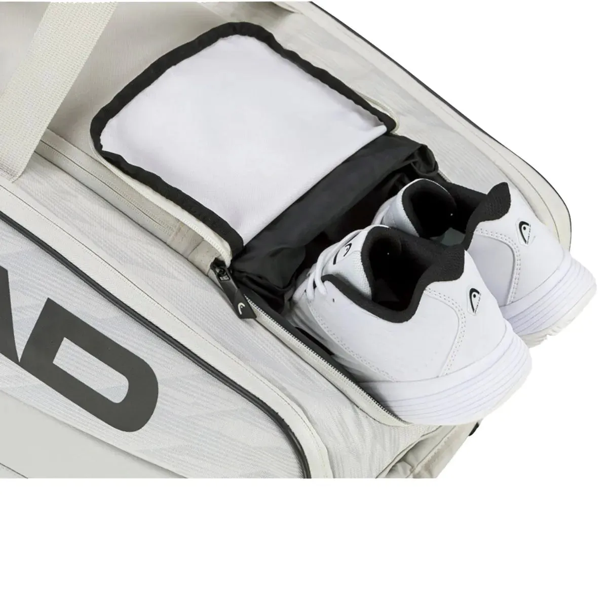 Head Pro X Padel Bag L (Corduroy White/Black)
