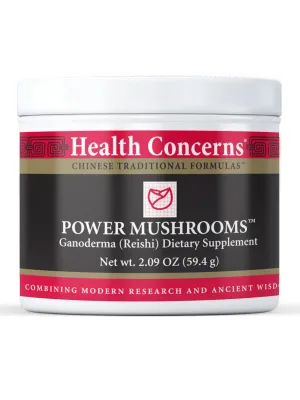 Health Concerns, Power Mushrooms Powder, 2.09 oz