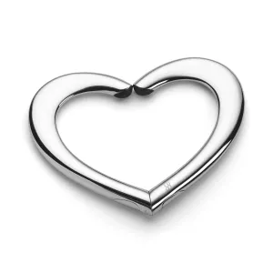 Heart Purse Hanger Platinum