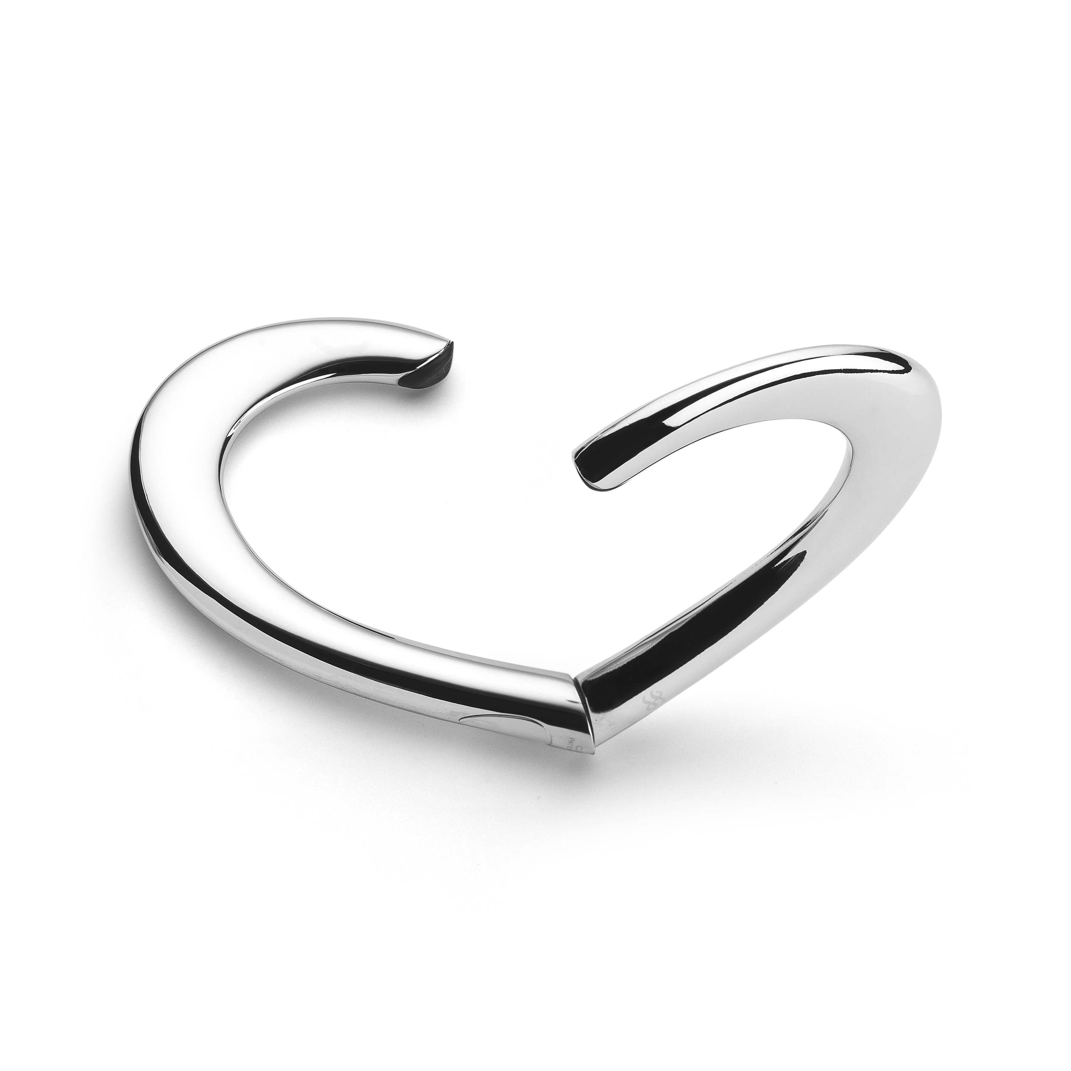 Heart Purse Hanger Platinum