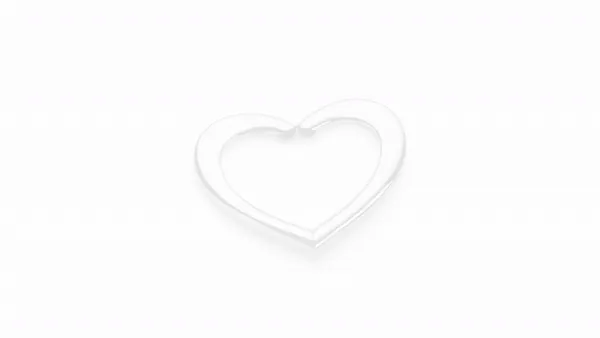 Heart Purse Hanger Platinum
