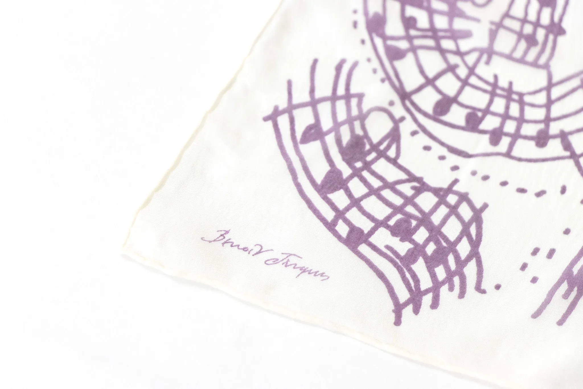 Hermes Chiffon Musique Mousseline Scarf